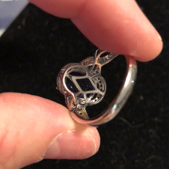 Sterling silver and gemstone ring - Picture 3 of 5